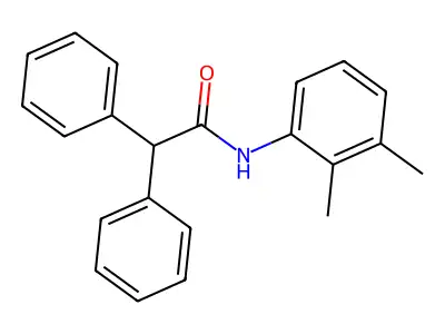 N-(2,3-dimethylphenyl)-2,2-diphenylacetamide structure