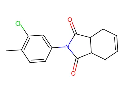 2-(3-Chloro-4-methylphenyl)-3a,4,7,7a-tetrahydroisoindole-1,3-dione structure