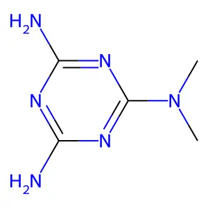 N,N-Dimethylmelamine structure