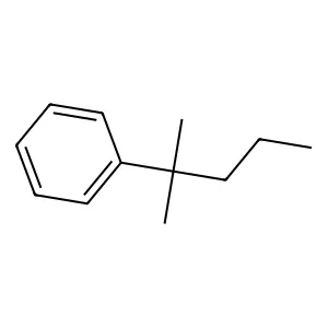 (1,1-Dimethylbutyl)benzene structure