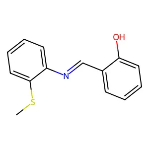 (6E)-6-{[2-(Methylsulfanyl)anilino]methylidene}cyclohexa-2,4-dien-1-one structure