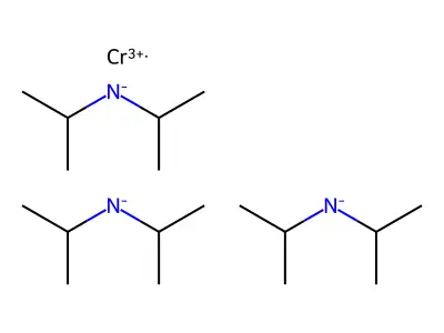 Chromium, tris(diisopropylamino)- structure