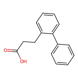 3-(2-Phenylphenyl)propionic acid structure