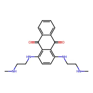 1,4-Bis((2-(methylamino)ethyl)amino)-9,10-anthracenedione structure
