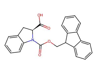 fmoc-l-indoline-2-carboxylic acid structure