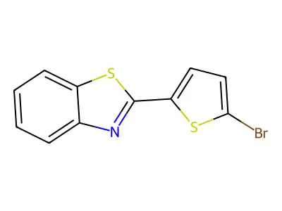2-(5-Bromothiophen-2-yl)-1,3-benzothiazole structure