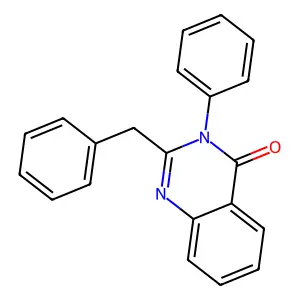 2-benzyl-3-phenylquinazolin-4(3H)-one structure