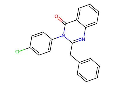 3-(4-Chlorophenyl)-2-(phenylmethyl)-4(3H)-quinazolinone structure