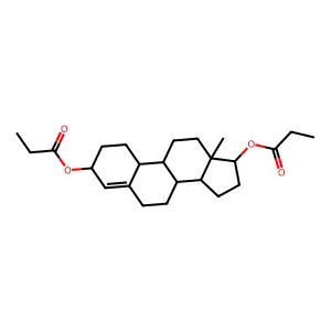 二丙酸勃雄二醇酯 structure