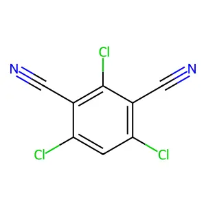 2,4,6-Trichloroisophthalonitrile structure