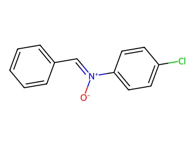 Benzaldehyde-4-chlorophenylnitrone structure