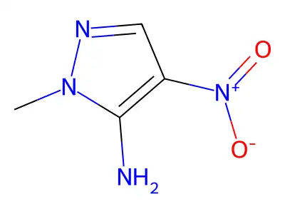 1-Methyl-4-nitro-1H-pyrazol-5-amine structure