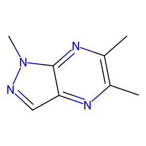 1,5,6-trimethyl-1H-pyrazolo[3,4-b]pyrazine structure