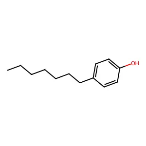 4-n-Heptylphenol structure