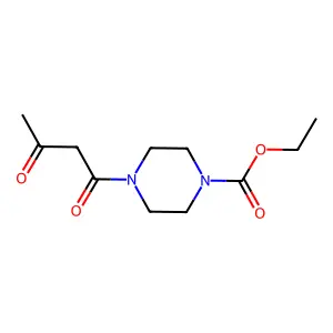 Ethyl 4-(3-oxobutanoyl)piperazine-1-carboxylate structure