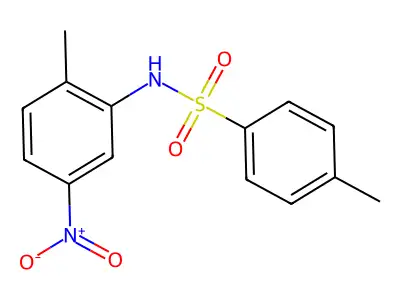 4-methyl-N-(2-methyl-5-nitrophenyl)benzenesulfonamide structure