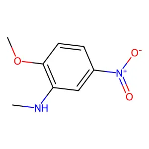 2-Methoxy-N-methyl-4-nitroaniline structure