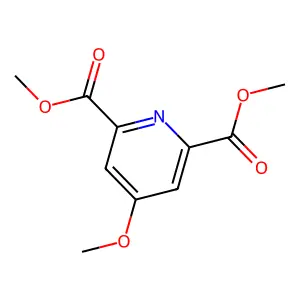 2,6-Pyridinedicarboxylic acid, 4-methoxy-, dimethyl ester structure