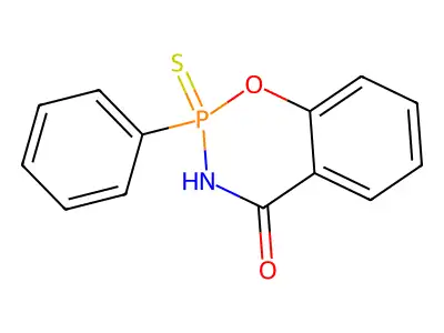 4-Hydroxy-2-phenyl-2H-1,3,2lambda~5~-benzoxazaphosphinine-2-thione structure