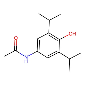 N-(4-Hydroxy-3,5-bis(1-methylethyl)phenyl)acetamide structure