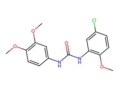 1-(5-Chloro-2-methoxyphenyl)-3-(3,4-dimethoxyphenyl)urea structure