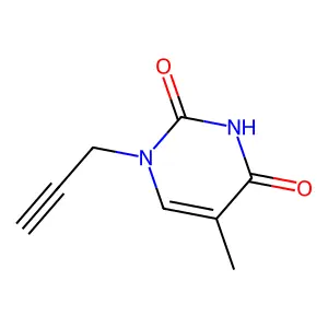 2,4(1H,3H)-Pyrimidinedione, 5-methyl-1-(2-propynyl)- structure
