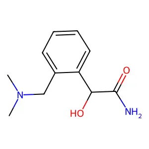 2-{2-[(Dimethylamino)methyl]phenyl}-2-hydroxyacetamide structure