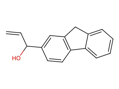 1-(9H-fluoren-2-yl)prop-2-en-1-ol structure