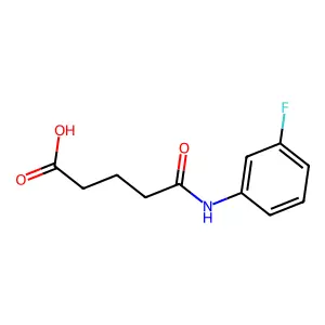 4-[(3-fluorophenyl)carbamoyl]butanoic Acid structure