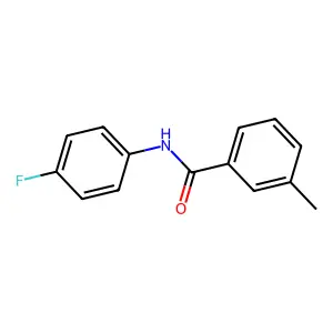 N-(4-氟苯基)-3-甲基苯甲酰胺 structure