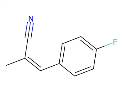 3-(4-Fluorophenyl)-2-methylacrylonitrile structure