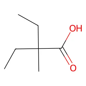 2-乙基-2-甲基丁酸 structure