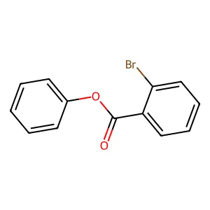 2-Bromobenzoic acid, phenyl ester structure