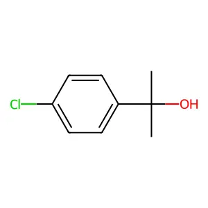 对氯-α,α-二甲基苄醇 structure