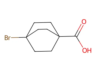 4-Bromobicyclo[2.2.2]octane-1-carboxylic acid structure
