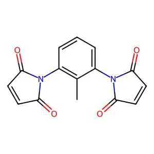 1,1'-(2-Methyl-1,3-phenylene)bis-1H-pyrrole-2,5-dione structure
