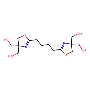 2,2'-(Butane-1,4-diyl)bis-2-oxazoline-4,4-dimethanol structure