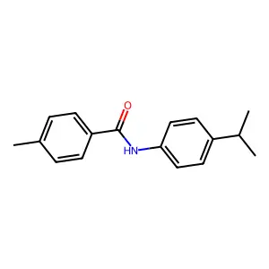 4-甲基-N-(4-异丙基苯基)苯甲酰胺 structure