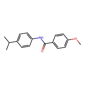 N-(4-异丙基苯基)-4-甲氧基苯甲酰胺 structure