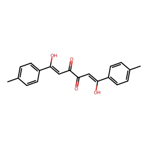 1,6-Dihydroxy-1,6-bis(4-methylphenyl)hexa-1,5-diene-3,4-dione structure