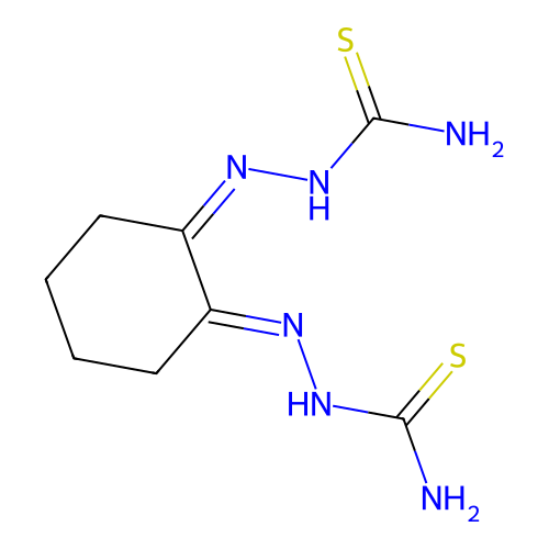 1,2-Cyclohexanedione dithiosemicarbazone structure
