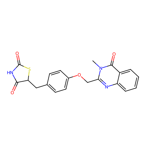 Balaglitazone structure