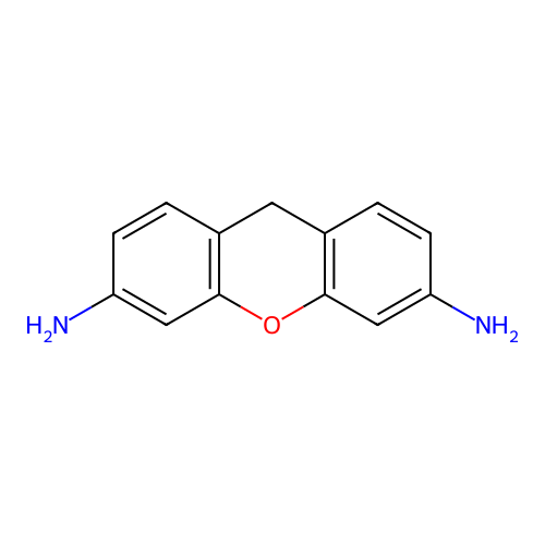 3,6-Diamino-9H-xanthene structure