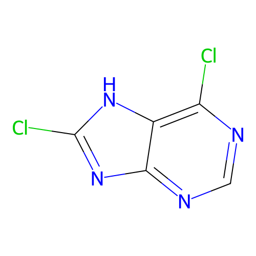 6,8-Dichloro-9H-purine structure