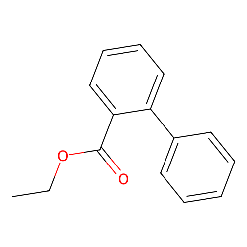 Ethyl 2-phenylbenzoate structure