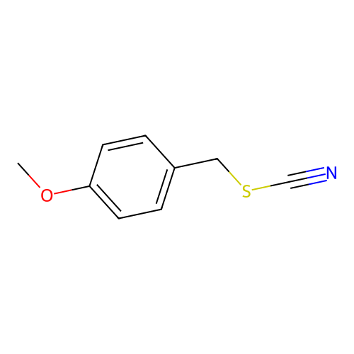 4-Methoxybenzyl thiocyanate structure