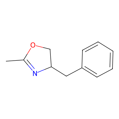 4-Benzyl-2-methyl-4,5-dihydro-1,3-oxazole structure