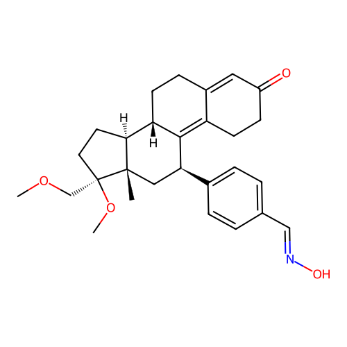Asoprisnil structure
