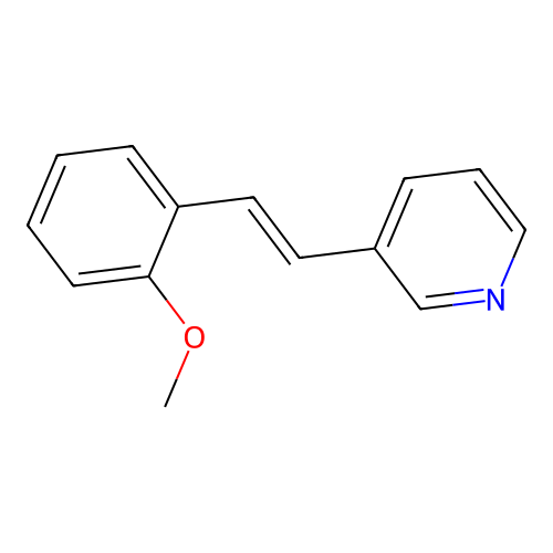 (E)-3-(2-Methoxystyryl)pyridine structure