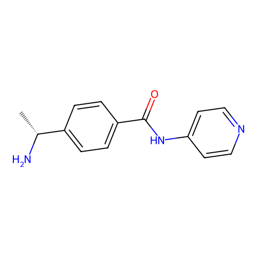 Benzamide, 4-[(1R)-1-aminoethyl]-N-4-pyridinyl- structure